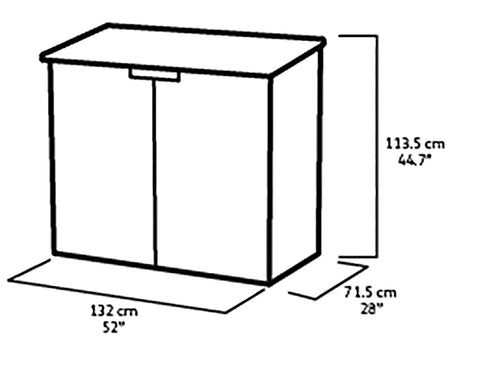 Keter Grey Resin Store It Out Midi Outdoor Garden Storage Shed